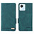 Leather Case Stands Flip Cover Holder L06Z for Realme C30s Green