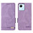 Leather Case Stands Flip Cover Holder L06Z for Realme C30s Purple