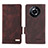 Leather Case Stands Flip Cover Holder L06Z for Realme Narzo 60 5G Brown