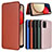 Leather Case Stands Flip Cover Holder L06Z for Samsung Galaxy A02s