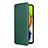 Leather Case Stands Flip Cover Holder L06Z for Samsung Galaxy A03 Green