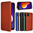 Leather Case Stands Flip Cover Holder L06Z for Samsung Galaxy A12 Nacho