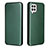 Leather Case Stands Flip Cover Holder L06Z for Samsung Galaxy A22 4G Green