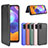 Leather Case Stands Flip Cover Holder L06Z for Samsung Galaxy A31