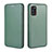 Leather Case Stands Flip Cover Holder L06Z for Samsung Galaxy A31 Green