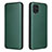 Leather Case Stands Flip Cover Holder L06Z for Samsung Galaxy M32 4G Green