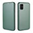 Leather Case Stands Flip Cover Holder L06Z for Samsung Galaxy M40S Green