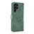 Leather Case Stands Flip Cover Holder L06Z for Samsung Galaxy S21 Ultra 5G Green