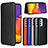 Leather Case Stands Flip Cover Holder L06Z for Samsung Galaxy S23 FE 5G