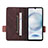 Leather Case Stands Flip Cover Holder L06Z for Sharp Aquos Sense8