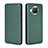 Leather Case Stands Flip Cover Holder L06Z for Xiaomi Mi 10i 5G Green