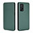 Leather Case Stands Flip Cover Holder L06Z for Xiaomi Mi 10T Pro 5G Green