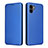 Leather Case Stands Flip Cover Holder L06Z for Xiaomi Poco C51 Blue