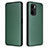 Leather Case Stands Flip Cover Holder L06Z for Xiaomi Poco F3 5G Green