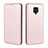 Leather Case Stands Flip Cover Holder L06Z for Xiaomi Poco M2 Pro Rose Gold