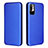 Leather Case Stands Flip Cover Holder L06Z for Xiaomi POCO M3 Pro 5G Blue