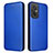 Leather Case Stands Flip Cover Holder L06Z for Xiaomi Redmi 11 Prime 4G Blue