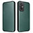 Leather Case Stands Flip Cover Holder L06Z for Xiaomi Redmi 11 Prime 4G Green