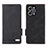 Leather Case Stands Flip Cover Holder L06Z for Xiaomi Redmi 12 4G Black