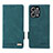 Leather Case Stands Flip Cover Holder L06Z for Xiaomi Redmi 12 4G Green