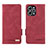 Leather Case Stands Flip Cover Holder L06Z for Xiaomi Redmi 12 4G Red