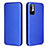 Leather Case Stands Flip Cover Holder L06Z for Xiaomi Redmi Note 10 5G Blue