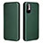 Leather Case Stands Flip Cover Holder L06Z for Xiaomi Redmi Note 10 5G Green