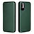 Leather Case Stands Flip Cover Holder L06Z for Xiaomi Redmi Note 10T 5G Green