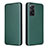 Leather Case Stands Flip Cover Holder L06Z for Xiaomi Redmi Note 11 Pro 5G Green