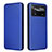 Leather Case Stands Flip Cover Holder L06Z for Xiaomi Redmi Note 11E Pro 5G Blue