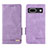 Leather Case Stands Flip Cover Holder L07Z for Google Pixel 7a 5G Purple