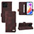 Leather Case Stands Flip Cover Holder L07Z for Huawei Honor X6a