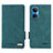 Leather Case Stands Flip Cover Holder L07Z for Huawei Honor X7 Green