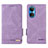 Leather Case Stands Flip Cover Holder L07Z for Huawei Honor X7 Purple