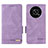 Leather Case Stands Flip Cover Holder L07Z for Huawei Honor X9 5G Purple