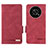 Leather Case Stands Flip Cover Holder L07Z for Huawei Honor X9 5G Red