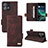 Leather Case Stands Flip Cover Holder L07Z for Motorola Moto Edge 40 Neo 5G