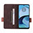 Leather Case Stands Flip Cover Holder L07Z for Motorola Moto G14