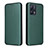 Leather Case Stands Flip Cover Holder L07Z for Realme 9 Pro 5G Green