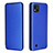 Leather Case Stands Flip Cover Holder L07Z for Realme C20 Blue