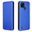 Leather Case Stands Flip Cover Holder L07Z for Realme C21 Blue