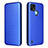 Leather Case Stands Flip Cover Holder L07Z for Realme C21Y Blue