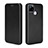 Leather Case Stands Flip Cover Holder L07Z for Realme C25 Black