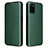 Leather Case Stands Flip Cover Holder L07Z for Realme V11 5G Green