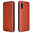 Leather Case Stands Flip Cover Holder L07Z for Samsung Galaxy A02 Red