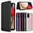 Leather Case Stands Flip Cover Holder L07Z for Samsung Galaxy A02s