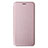 Leather Case Stands Flip Cover Holder L07Z for Samsung Galaxy A23 5G Rose Gold