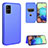 Leather Case Stands Flip Cover Holder L07Z for Samsung Galaxy A71 4G A715 Blue