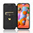 Leather Case Stands Flip Cover Holder L07Z for Samsung Galaxy M11