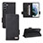 Leather Case Stands Flip Cover Holder L07Z for Samsung Galaxy S22 Plus 5G